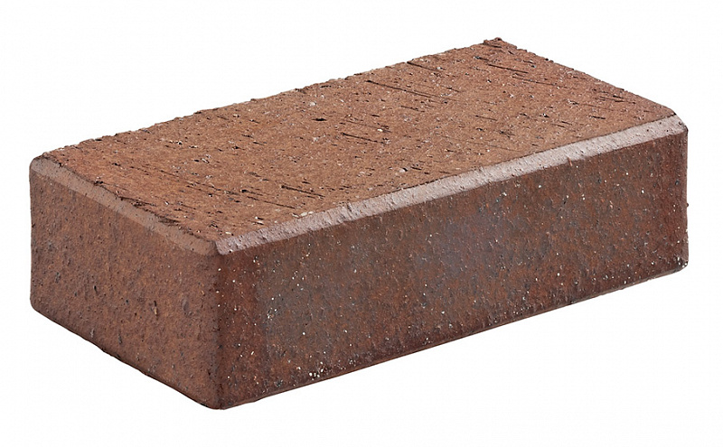 Тротуарная клинкерная брусчатка Vandersanden Meran красно-серая, 200*100*52 мм