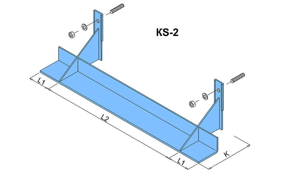 Рядовой кронштейн двойной BAUT KS-2