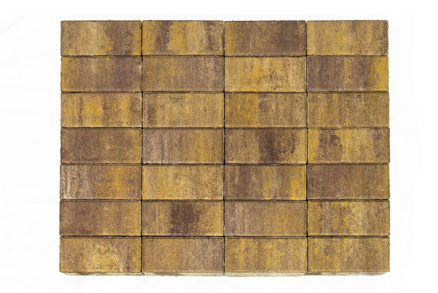 Тротуарная плитка BRAER II «Прямоугольник» Color Mix Тип 15 «СТЕПЬ»